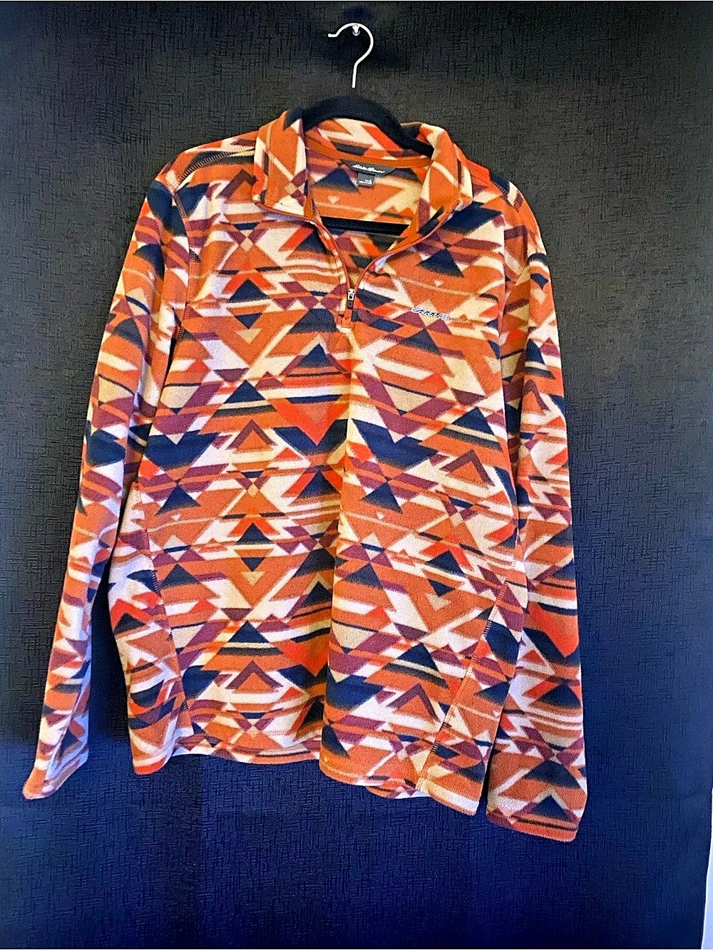 Eddie Bauer - Women's Geometric Fleece Pullover size large